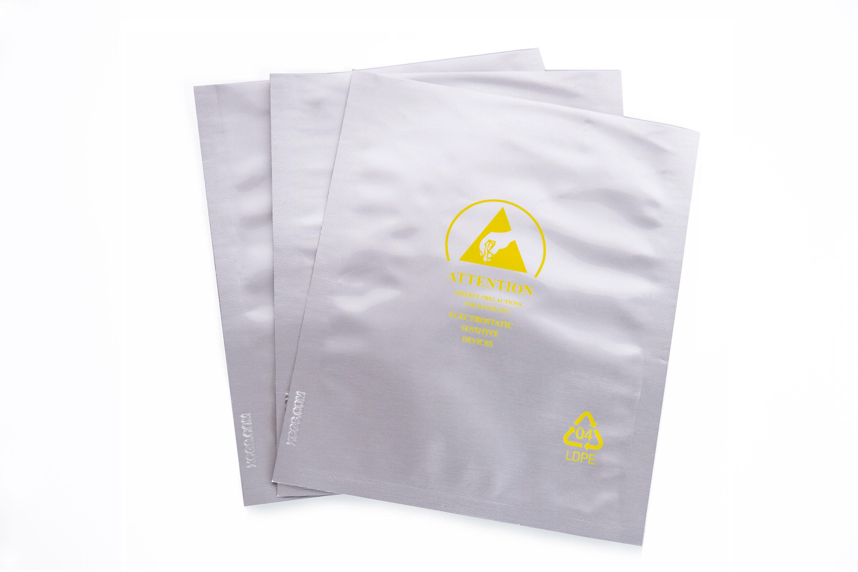 XCGS static dissipative products - aluminum foil bags